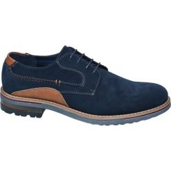 Półbuty męskie: półbuty męskie AM SHOE granatowe