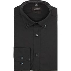 Koszula bexley 2285 długi rękaw slim fit czarny. Czarne koszule męskie Recman, m, bez wzorów, bez kołnierzyka, z długim rękawem. Za 129,00 zł.