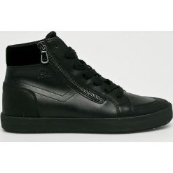 Geox - Buty. Czarne buty sportowe damskie Geox, z gumy. Za 379,90 zł.