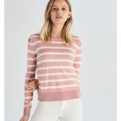 Sweter z długim rękawem - Wielobarwn. Szare swetry damskie marki Sinsay, s, bez wzorów, z długim rękawem, długie, bez kaptura. Za 39,99 zł.