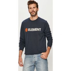 Element - Bluza. Niebieskie bluzy męskie Element, s, z nadrukiem, z bawełny, z okrągłym kołnierzem, bez rękawów, bez kaptura. Za 239,90 zł.