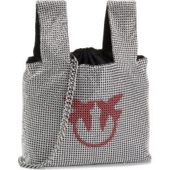 Torebka Pinko Gray Bag PE 20 PLTT 1P21NE Y66C. Szare torebki klasyczne damskie Pinko, bez wzorów, wizytowe, bez dodatków. W wyprzedaży za 469,00 zł.