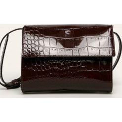 Glamorous - Torebka. Brązowe listonoszki damskie Glamorous, w paski, z poliesteru, na ramię, małe, bez dodatków. W wyprzedaży za 99,90 zł.
