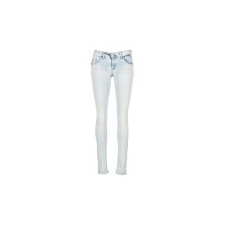 Jeansy skinny Replay LUZ. Niebieskie jeansy damskie marki Replay, bez wzorów, z jeansu. Za 487,20 zł.