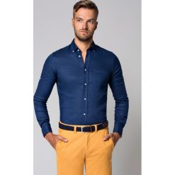 Koszula Granatowa Cheryl. Koszule męskie LANCERTO, na lato, m, z bawełny, eleganckie. Za 299,90 zł.
