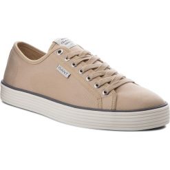 Tenisówki GANT - Baron 16638459 Dark Khaki G772. Pomarańczowe trampki męskie marki GANT, ze skóry. W wyprzedaży za 199,00 zł.