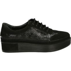 Półbuty - 5102R103 BLAC. Czarne półbuty damskie skórzane Venezia, sportowe. Za 269,00 zł.