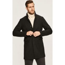 Selected - Płaszcz. Czarne płaszcze męskie Selected, xl, bez wzorów, z poliesteru, bez kaptura. Za 729,90 zł.
