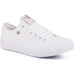 Trampki LEE COOPER - LCWL-20-31-045 White. Białe półbuty damskie Lee Cooper, bez wzorów, z gumy, bez zapięcia. Za 99,00 zł.