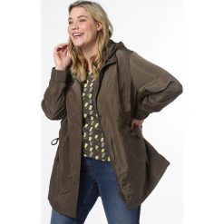 TRIANGLE - Parka damska, brązowy. Pomarańczowe parki damskie Triangle, bez wzorów, bez kaptura. Za 499,95 zł.