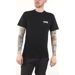 Vans Dark Times Koszulka Czarny. Czarne podkoszulki męskie Vans, l, z nadrukiem, z bawełny, bez kołnierzyka, krótkie. Za 145,95 zł.