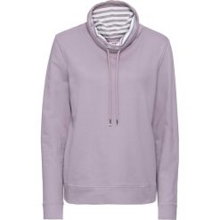 Bluzy damskie: Bluza dresowa z długim rękawem bonprix matowy bez
