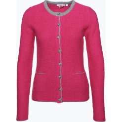 Marie Lund - Kardigan damski – Oktoberfest, różowy. Różowe swetry damskie marki Marie Lund, xl, bez wzorów, z wełny, bez rękawów, bez kaptura. Za 249,95 zł.