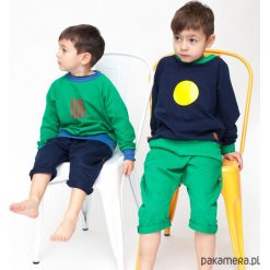 Bluzy chłopięce: Bluza raglan granatowa