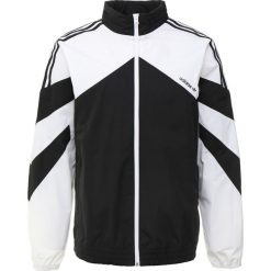 Adidas Originals PALMESTON Kurtka sportowa black/white. Szare kurtki sportowe męskie marki adidas Originals, l, z nadrukiem, z bawełny, z kapturem. Za 379,00 zł.