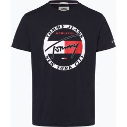 Tommy Jeans - T-shirt męski, niebieski. Niebieskie t-shirty męskie Tommy Jeans, xl, bez wzorów, z bawełny, bez kołnierzyka. Za 119,95 zł.