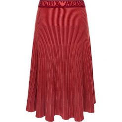 Spódnica midi Emporio Armani 6G2NW1 2M10Z 0319. Czerwone spódniczki damskie Emporio Armani, m, bez wzorów, z poliesteru, midi. W wyprzedaży za 749,00 zł.