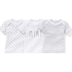 T-shirty chłopięce: Komplet 3 koszulek z nadrukiem 0 miesięcy – 3 lata