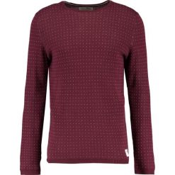 Swetry klasyczne męskie: TOM TAILOR DENIM MINI CREWNECK Sweter deep burgundy red