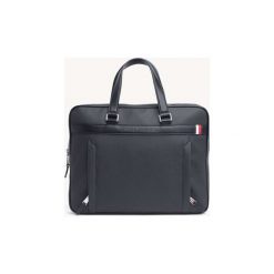 Aktówki / Teczki Tommy Hilfiger AM0AM04893 COATED CANVAS. Czarne aktówki męskie TOMMY HILFIGER, bez wzorów. Za 537,73 zł.