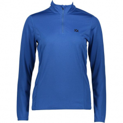 Koszulka funkcyjna w kolorze niebieskim. Niebieskie t-shirty damskie marki Völkl, ze stójką. W wyprzedaży za 130,95 zł.