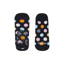 Skarpety Happy Socks Liner Big Dot (BD06-099). Czarne skarpetki damskie Happy Socks, z bawełny. Za 24,99 zł.