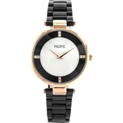 Zegarek Pacific ZEGAREK DAMSKI PACIFIC X6119 - black / gold (zy624i) uniwersalny. Czarne zegarki damskie Pacific. Za 111,30 zł.