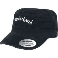 Motörhead Destroyed Logo Army Cap Czapka wojskowa czarny. Czarne czapki z daszkiem damskie marki Motörhead. Za 144,90 zł.