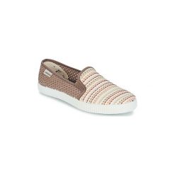 Tenisówki Victoria SLIP ON RAYAS ETNICAS/REJILLA. Brązowe trampki damskie slip on marki Victoria. Za 104,30 zł.