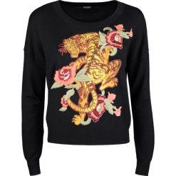 Guess Sweter "Cleo". Swetry damskie Guess, z haftami, z dzianiny, bez rękawów, bez kaptura. Za 199,00 zł.
