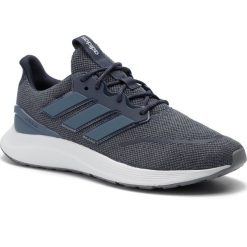 Buty adidas - Energyfalcon EE9854 Trablu/Tecink/Legink. Niebieskie buty sportowe męskie Adidas, z tworzywa sztucznego, bez zapięcia, do biegania. W wyprzedaży za 219,00 zł.