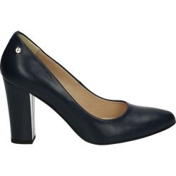 Czółenka - 26070 CAP BLU. Czarne czółenka Venezia, ze skóry. Za 219,00 zł.