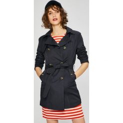 Haily's - Płaszcz Jill. Niebieskie płaszcze damskie marki Haily's, s, w paski, z bawełny. W wyprzedaży za 149,90 zł.