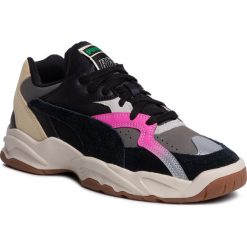 Sneakersy PUMA - Performer Rhude 371391 01 Charcoal Gray/Puma Black. Czarne sneakersy damskie Puma, z zamszu. Za 619,99 zł.
