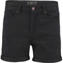 O'Neill Szorty Czarny. Czarne szorty damskie O'Neill, bez wzorów, z bawełny. Za 274,95 zł.