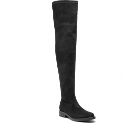 Muszkieterki POLLINI - SA26093G06T60000 Nero. Czarne kozaki damskie marki Pollini, ze skóry, przed kolano, na wysokim obcasie, na obcasie, bez zapięcia. W wyprzedaży za 639,00 zł.