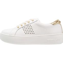 Michael Kors ZIA MAVEN HAVEN Tenisówki i Trampki white/gold. Białe buty dziewczęce sportowe marki Michael Kors, ze skóry. W wyprzedaży za 367,20 zł.
