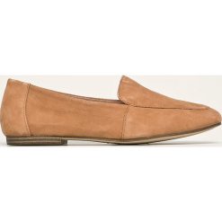 S. Oliver - Mokasyny skórzane. Pomarańczowe mokasyny damskie S.Oliver, ze skóry, na obcasie. Za 239,90 zł.