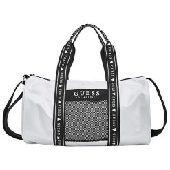 Guess Damska Torba Sportowa Factor Y Women`S Mesh Pocket Duffle Bag Damska Factor Y Women`S Mesh Pocket Du. Szare torebki damskie sportowe marki Guess, z aplikacjami, z meshu, sportowe. Za 0,00 zł.