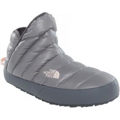 The North Face Kapcie W Thermoball Traction Bootie Shiny Frost Gre 41. Szare kapcie damskie marki The North Face, z gumy. W wyprzedaży za 159,00 zł.