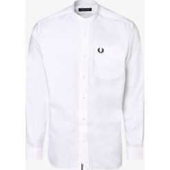 Fred Perry - Koszula męska, biały. Białe koszule męskie xxl, z haftami. Za 499,95 zł.