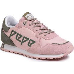 Sneakersy PEPE JEANS - Verona W Logo PLS30984 Washed Rose 313. Różowe półbuty damskie Pepe Jeans, na co dzień, bez wzorów, z jeansu, bez obcasa, na płaskiej podeszwie, bez zapięcia. Za 329,00 zł.