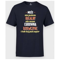 Koszulka Może Nie Jestem Idealny. T-shirty chłopięce MegaKoszulki, z napisami, z bawełny, bez rękawów. Za 49,90 zł.