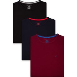 Zestaw 3 Koszulek Jenson. Szare t-shirty męskie LANCERTO, m, bez wzorów, z bawełny, klasyczne, z okrągłym kołnierzem. W wyprzedaży za 199,90 zł.