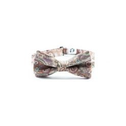 Mucha Paisley. Szare muszki męskie marki Edyta kleist, na spotkanie biznesowe, w paski, z bawełny, eleganckie. Za 99,00 zł.