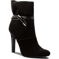 Botki BADURA - 7606-69-121 Czarny. Czarne buty zimowe damskie Badura, z materiału, na obcasie. W wyprzedaży za 309,00 zł.
