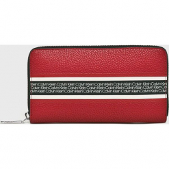 Calvin Klein - Portfel. Brązowe portfele damskie Calvin Klein, z materiału. Za 299,90 zł.