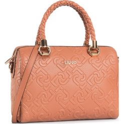 Torebka LIU JO - M Satchel NF0024 E0538 Marsala 81343. Pomarańczowe torebki klasyczne damskie Liu Jo, bez wzorów, ze skóry ekologicznej, klasyczne, bez dodatków. Za 649,00 zł.