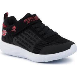 Sneakersy SKECHERS - Dyna-Lights 90740L/BKRD Black/Red. Czarne trampki chłopięce Skechers, na rzepy. Za 199,00 zł.