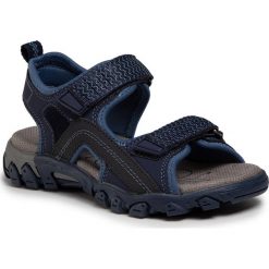 Sandały SUPERFIT - 6-00451-80 S Blau. Niebieskie sandały chłopięce Superfit, ze skóry ekologicznej, bez zapięcia. W wyprzedaży za 199,00 zł.